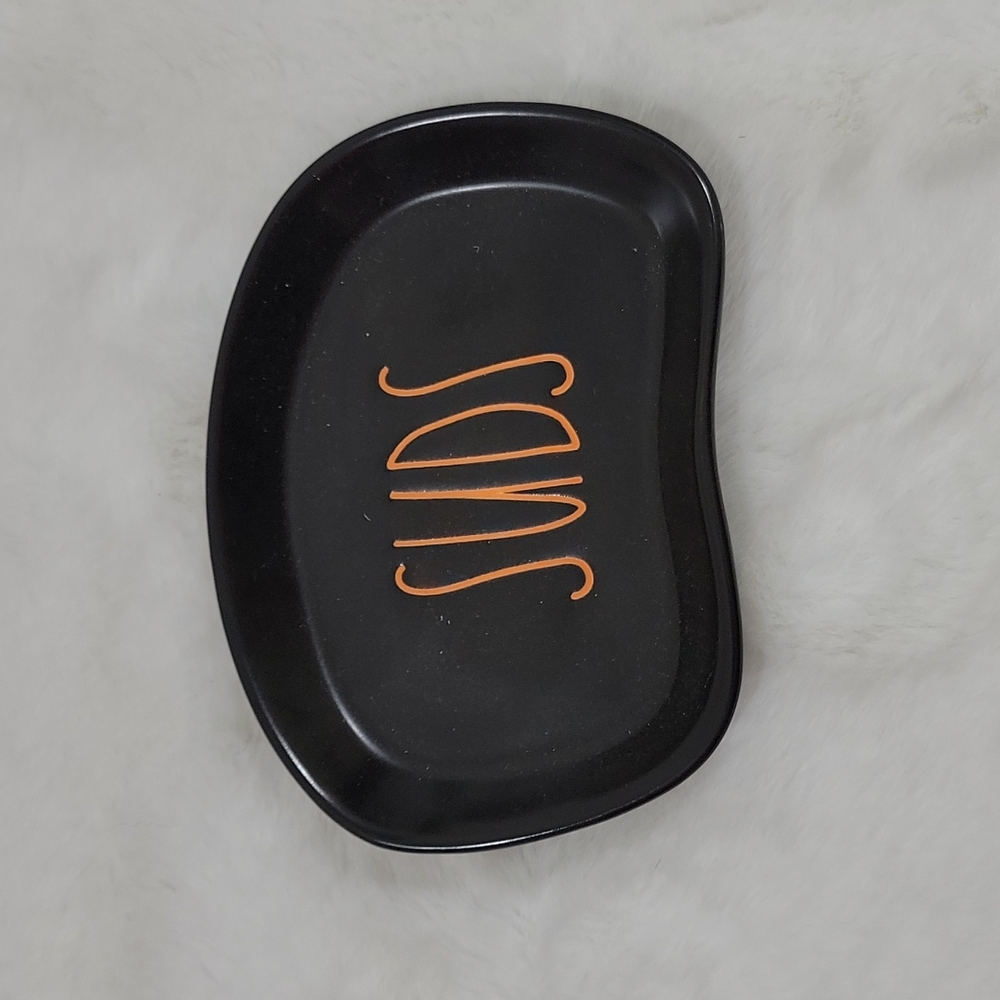 Rae Dunn Suds Soap Tray Orange & Black